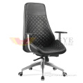 Wholesale High Back Swivel Armrest Office PU or Genuine Leather Computer Chair (HY-1893A)